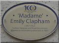 Plaque to Madame  Emily Clapham