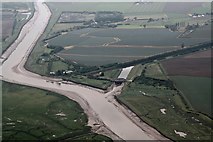 TF3639 : Hobhole Drain Pumping Station, the Haven: aerial 2016 by Chris