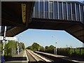 Birchwood station, looking towards Manchester