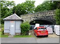 Bridge over the former 