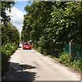 The track past the sewage works