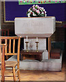 St Cuthbert, Hoddesdon - Font