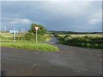 SK4588 : Road Junction at Upper Whiston by Jonathan Clitheroe