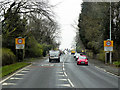 A49 Entering Cuddington