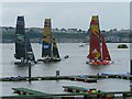 ST1974 : Extreme sailing 2016 (3), Cardiff Bay by Robin Drayton