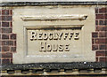 Redclyffe House name carving