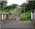 Steps up to Aberthaw Road, Newport