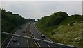 SJ4709 : A5 Shrewsbury bypass, from the railway crossing by Christopher Hilton
