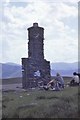 NY4517 : Remains of Lowther House chimney, Loadpot Hill 1968 by Jim Barton