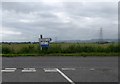 Road junction near Little Powgavie