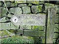 Nidderdale  Way  fingerpost