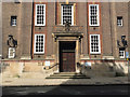 TL1998 : Rear entrance, Peterborough Town Hall, St Peters Road by Robin Stott