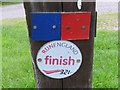 Run England Finish sign at Melton Country Park