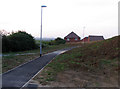 New footpath to new houses