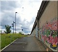 SJ8990 : Footpath junction on Fred Perry Way by Gerald England