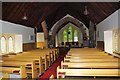 Glengarry Parish Church interior looking west