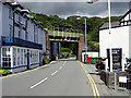 The rail bridge at Penhelig