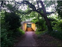 SZ0895 : Redhill: approaching the subway on bridleway O14 by Chris Downer