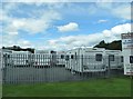 Storage yard of Newry Caravans