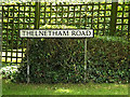 Thelnetham Road sign