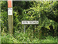 TM0179 : Fen Road sign by Geographer