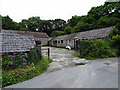 A traditional farmyard near Tal-y-bont