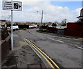 Speed cameras/ Camer?u cyflymder sign, Bryn Road, Loughor