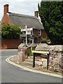 TL9979 : Thelnetham Road sign & roadsign by Geographer
