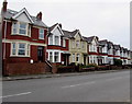 Row of houses, Caerleon Road, Newport