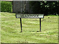 TM0179 : Meadowside sign by Geographer