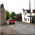 Zigzag markings on Bream Road, Lydney