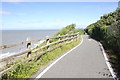 The Wales Coast Path approaching Llanddulas