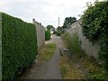 Wallisdown: footpath U16 nears Bascott Road