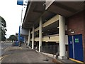 SJ8445 : Newcastle-under-Lyme: exit from Square car park on Lower Street by Jonathan Hutchins