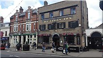 TL6463 : Golden Lion Pub next to Lloyds Bank by James Emmans
