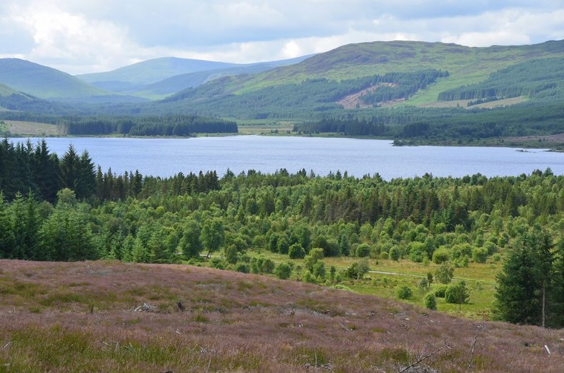 Clatteringshaws Loch, Galloway Forest... © Jim Barton :: Geograph ...