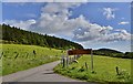 The entrance to Easter Balmungie Farm