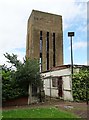 The old water tower at RAF Hemswell