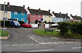 SN1203 : Colourful  houses in New Hedges, Pembrokeshire by Jaggery