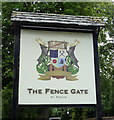 Sign for the Fence Gate Inn, Fence