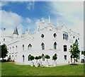 View of Strawberry Hill House from the grounds #6