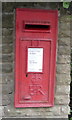 Close up, Elizabeth II postbox on Colne Road