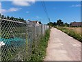 Throop: allotments in Careys Road