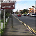 Turn right ahead for the Promenade, Colwyn Bay