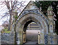 Grade II listed lychgate in Colwyn Bay