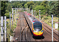 Southbound "Pendolino" approaching Beattock - July 2016