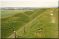 SY6788 : Maiden Castle by Richard Croft