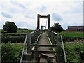 Footbridge across the River Wyre