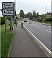 Directions sign facing Bucklands Batch, Nailsea