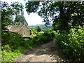 Hidden signpost near Pear Tree Farm